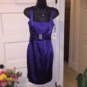 💜purple satin new with tags